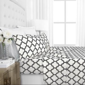 🆕 BRAND NEW- Italian Luxury King Size Sheets & Pillowcase Set Microfiber